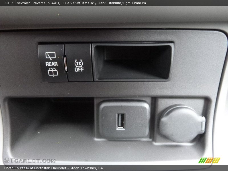 Blue Velvet Metallic / Dark Titanium/Light Titanium 2017 Chevrolet Traverse LS AWD