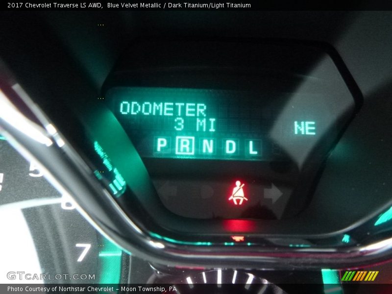 Blue Velvet Metallic / Dark Titanium/Light Titanium 2017 Chevrolet Traverse LS AWD