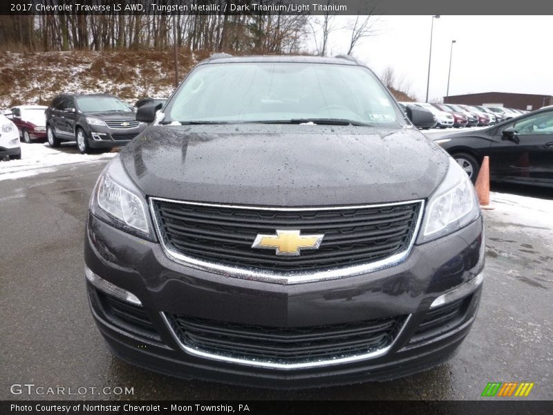 Tungsten Metallic / Dark Titanium/Light Titanium 2017 Chevrolet Traverse LS AWD