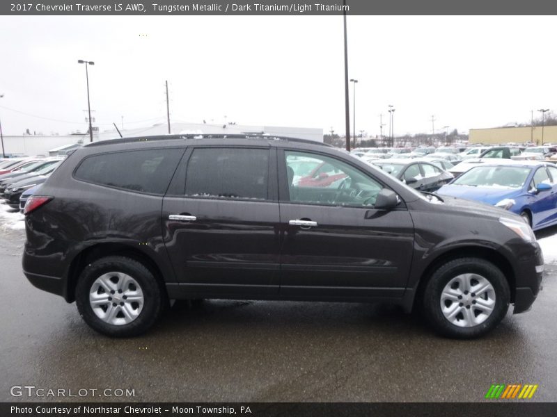 Tungsten Metallic / Dark Titanium/Light Titanium 2017 Chevrolet Traverse LS AWD