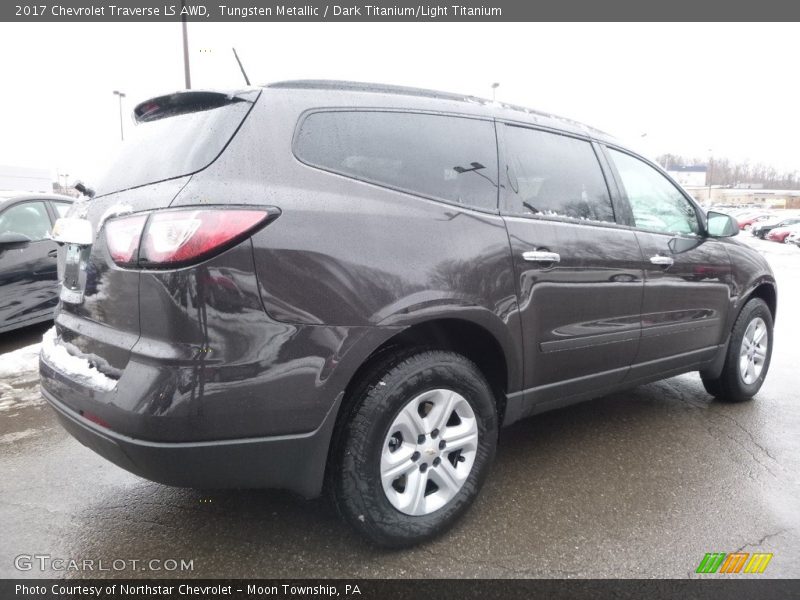 Tungsten Metallic / Dark Titanium/Light Titanium 2017 Chevrolet Traverse LS AWD