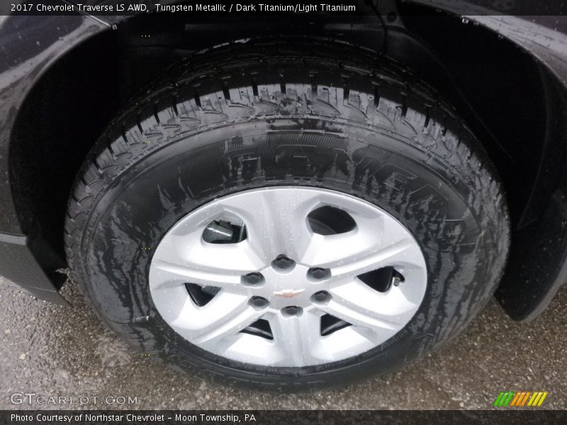 Tungsten Metallic / Dark Titanium/Light Titanium 2017 Chevrolet Traverse LS AWD