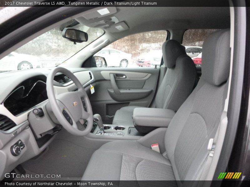 Tungsten Metallic / Dark Titanium/Light Titanium 2017 Chevrolet Traverse LS AWD