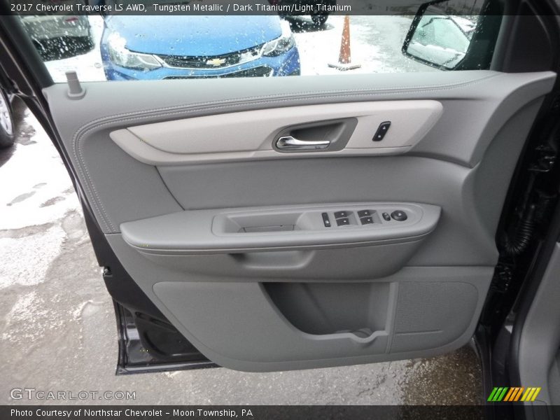 Tungsten Metallic / Dark Titanium/Light Titanium 2017 Chevrolet Traverse LS AWD
