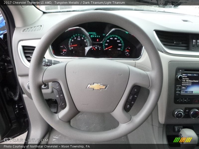 Tungsten Metallic / Dark Titanium/Light Titanium 2017 Chevrolet Traverse LS AWD