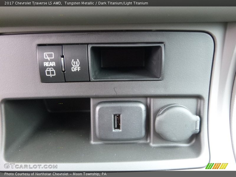 Tungsten Metallic / Dark Titanium/Light Titanium 2017 Chevrolet Traverse LS AWD