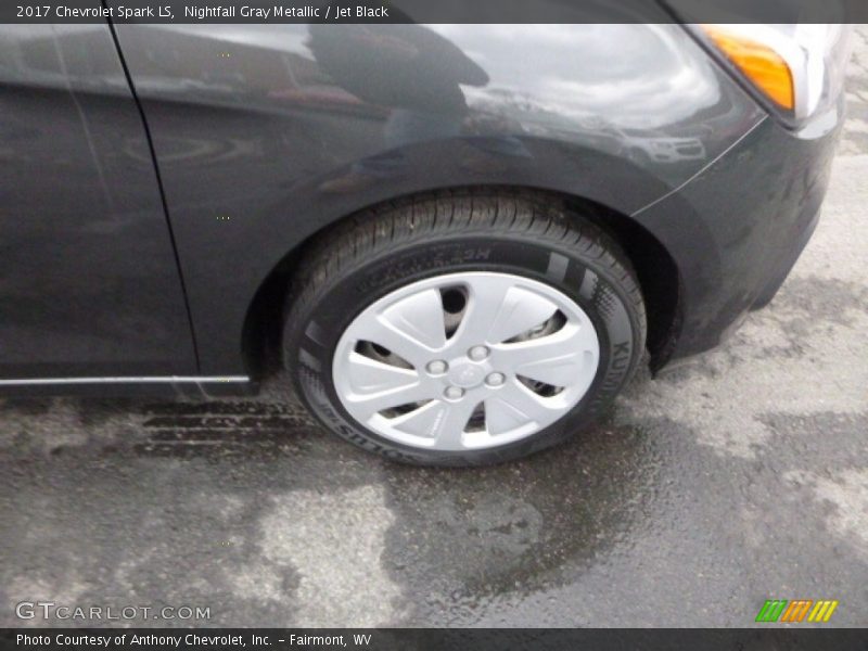Nightfall Gray Metallic / Jet Black 2017 Chevrolet Spark LS