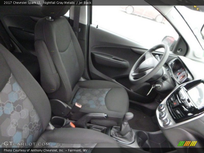 Nightfall Gray Metallic / Jet Black 2017 Chevrolet Spark LS
