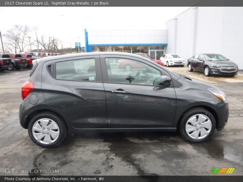 Nightfall Gray Metallic / Jet Black 2017 Chevrolet Spark LS