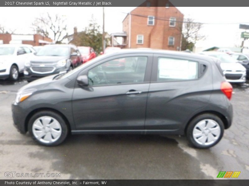 Nightfall Gray Metallic / Jet Black 2017 Chevrolet Spark LS
