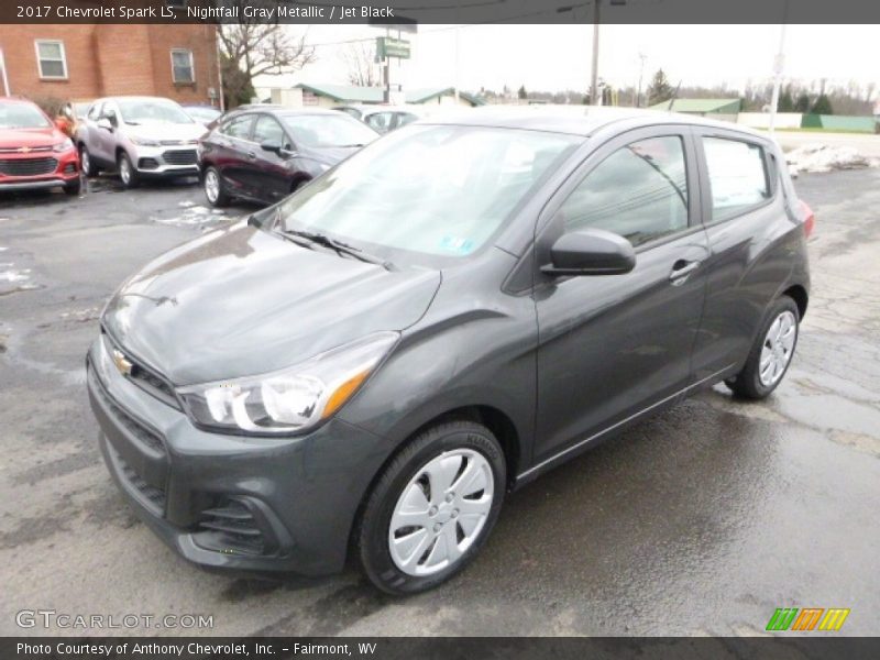 Nightfall Gray Metallic / Jet Black 2017 Chevrolet Spark LS
