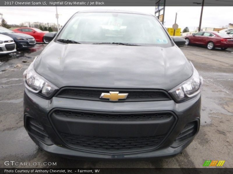 Nightfall Gray Metallic / Jet Black 2017 Chevrolet Spark LS