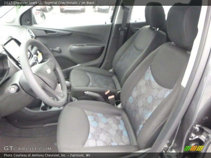 Nightfall Gray Metallic / Jet Black 2017 Chevrolet Spark LS