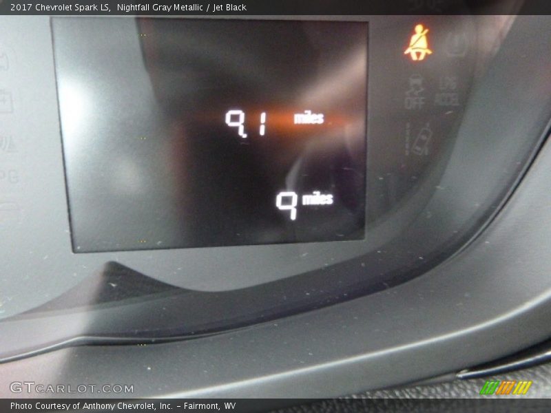 Nightfall Gray Metallic / Jet Black 2017 Chevrolet Spark LS