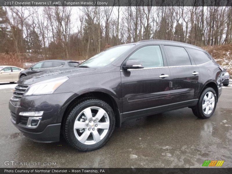 Tungsten Metallic / Ebony 2017 Chevrolet Traverse LT AWD