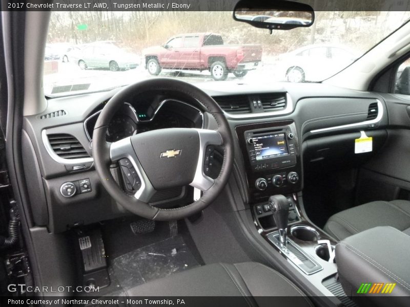 Tungsten Metallic / Ebony 2017 Chevrolet Traverse LT AWD
