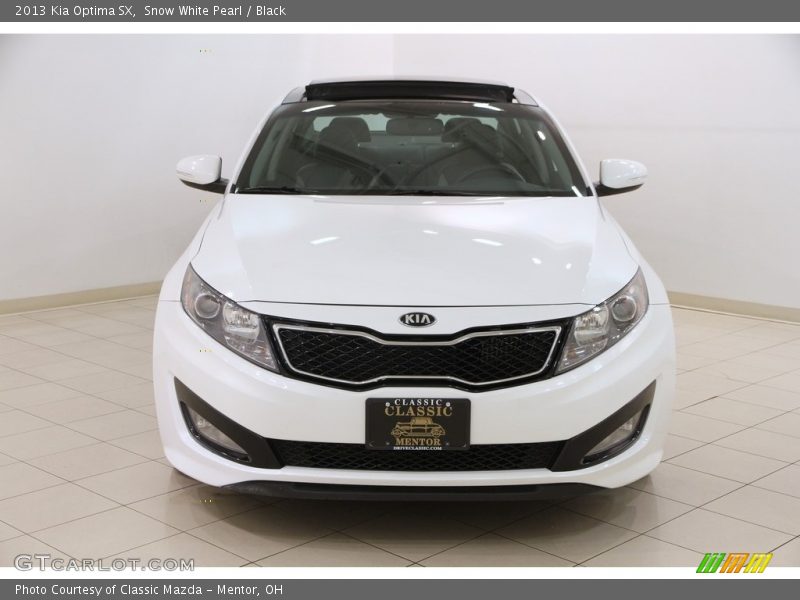 Snow White Pearl / Black 2013 Kia Optima SX