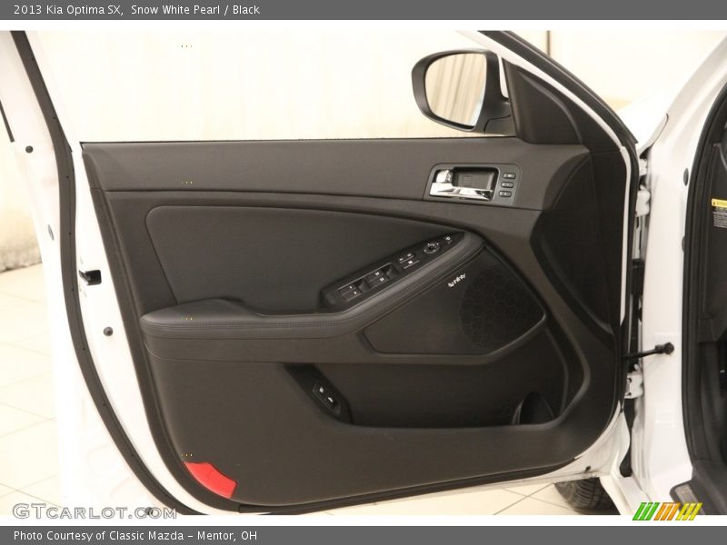 Snow White Pearl / Black 2013 Kia Optima SX