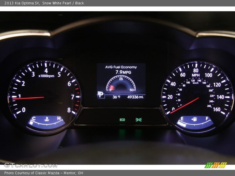 Snow White Pearl / Black 2013 Kia Optima SX