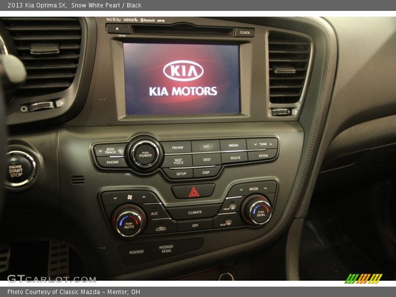 Snow White Pearl / Black 2013 Kia Optima SX