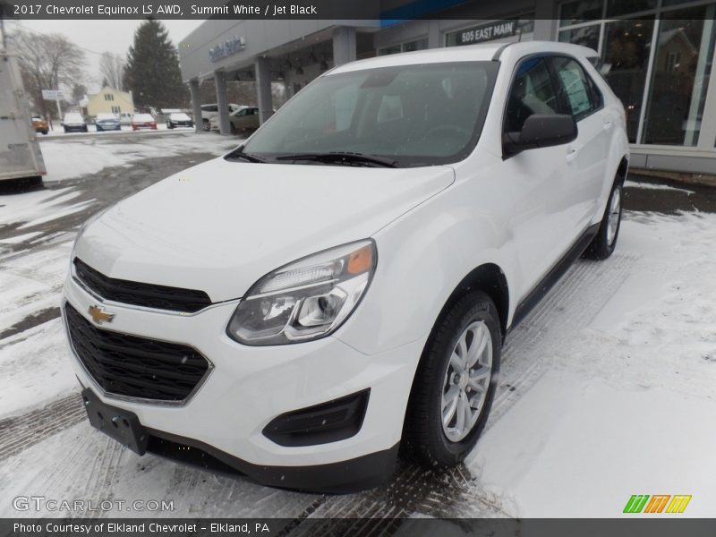 Summit White / Jet Black 2017 Chevrolet Equinox LS AWD