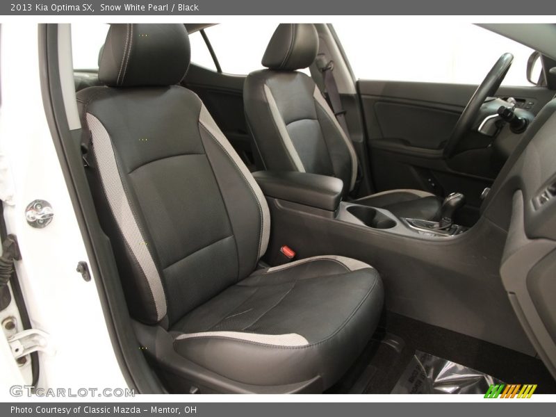 Snow White Pearl / Black 2013 Kia Optima SX