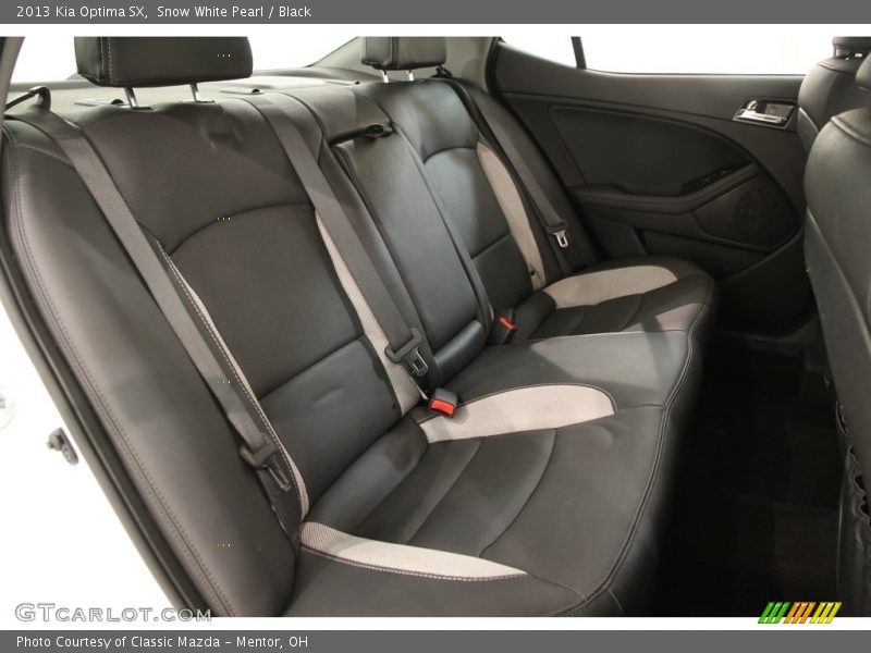 Snow White Pearl / Black 2013 Kia Optima SX
