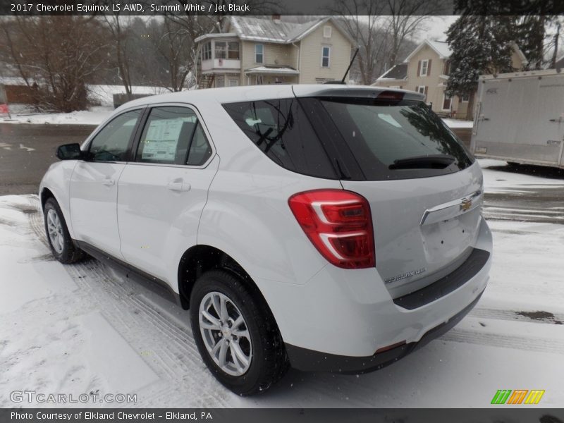 Summit White / Jet Black 2017 Chevrolet Equinox LS AWD