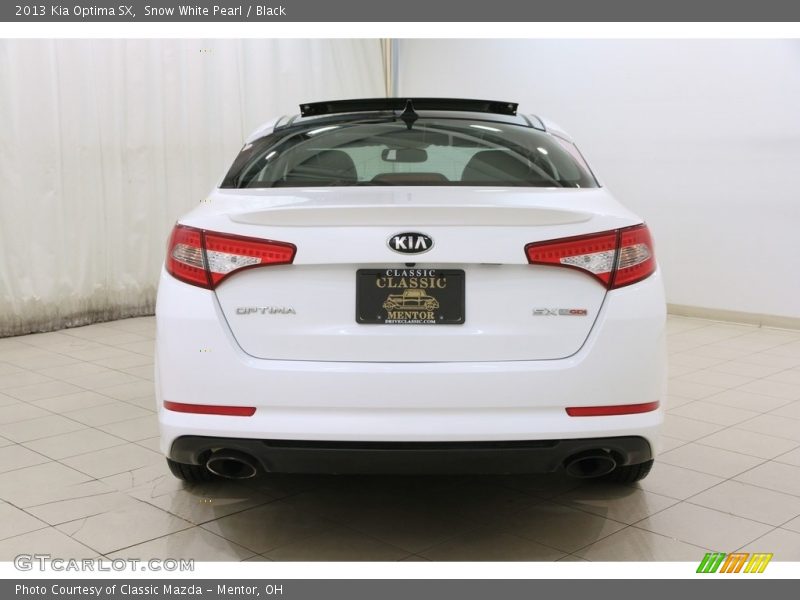Snow White Pearl / Black 2013 Kia Optima SX