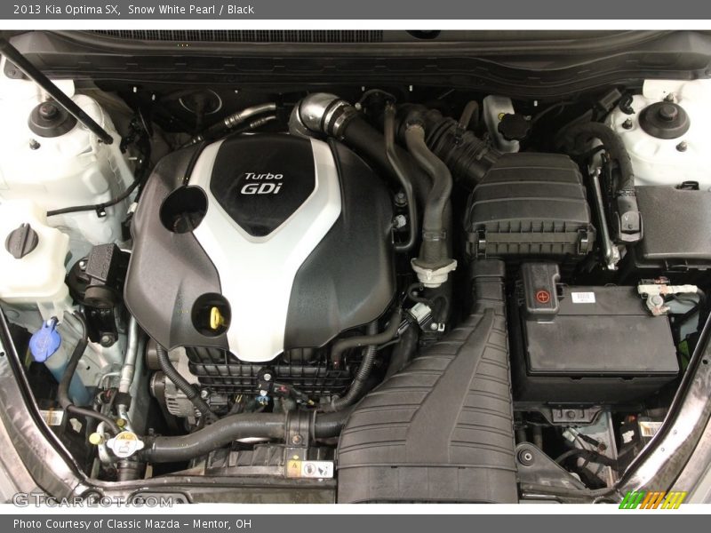Snow White Pearl / Black 2013 Kia Optima SX
