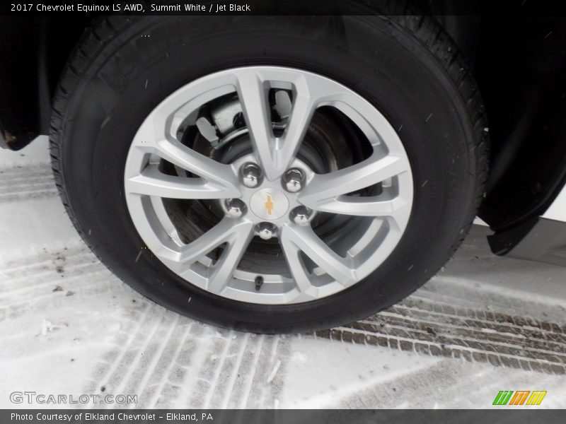 Summit White / Jet Black 2017 Chevrolet Equinox LS AWD