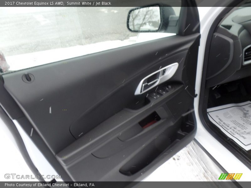 Summit White / Jet Black 2017 Chevrolet Equinox LS AWD