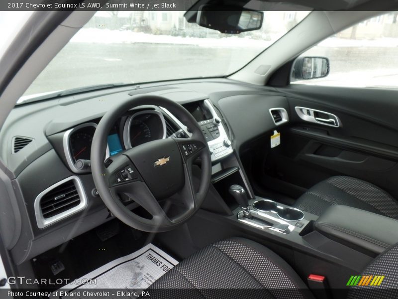 Summit White / Jet Black 2017 Chevrolet Equinox LS AWD