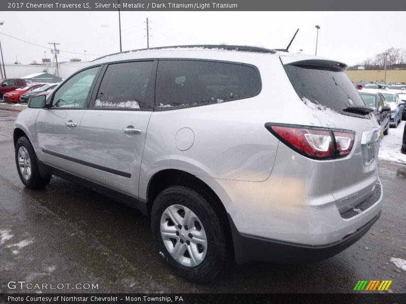 Silver Ice Metallic / Dark Titanium/Light Titanium 2017 Chevrolet Traverse LS