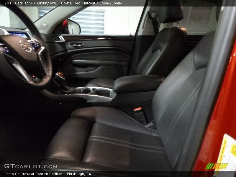 Crystal Red Tintcoat / Ebony/Ebony 2015 Cadillac SRX Luxury AWD
