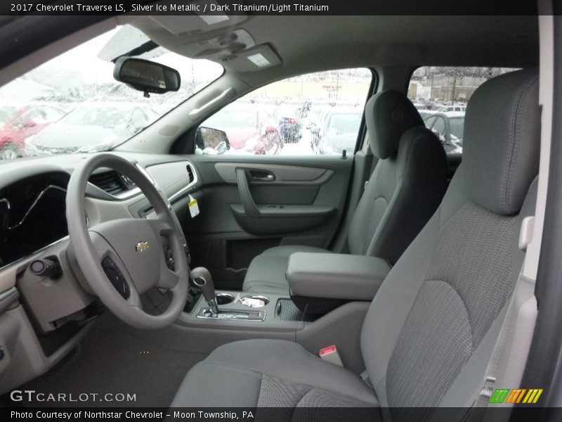 Silver Ice Metallic / Dark Titanium/Light Titanium 2017 Chevrolet Traverse LS