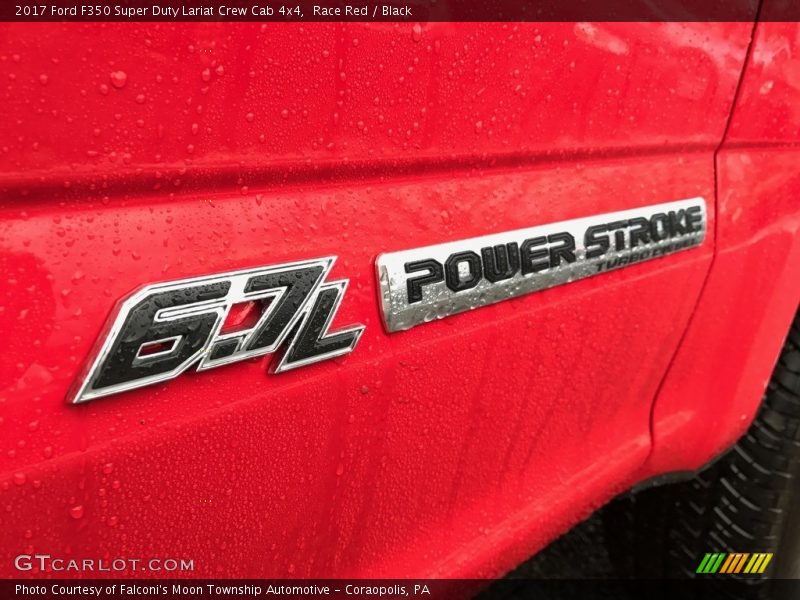 Race Red / Black 2017 Ford F350 Super Duty Lariat Crew Cab 4x4