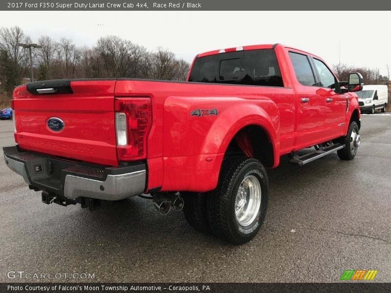 Race Red / Black 2017 Ford F350 Super Duty Lariat Crew Cab 4x4
