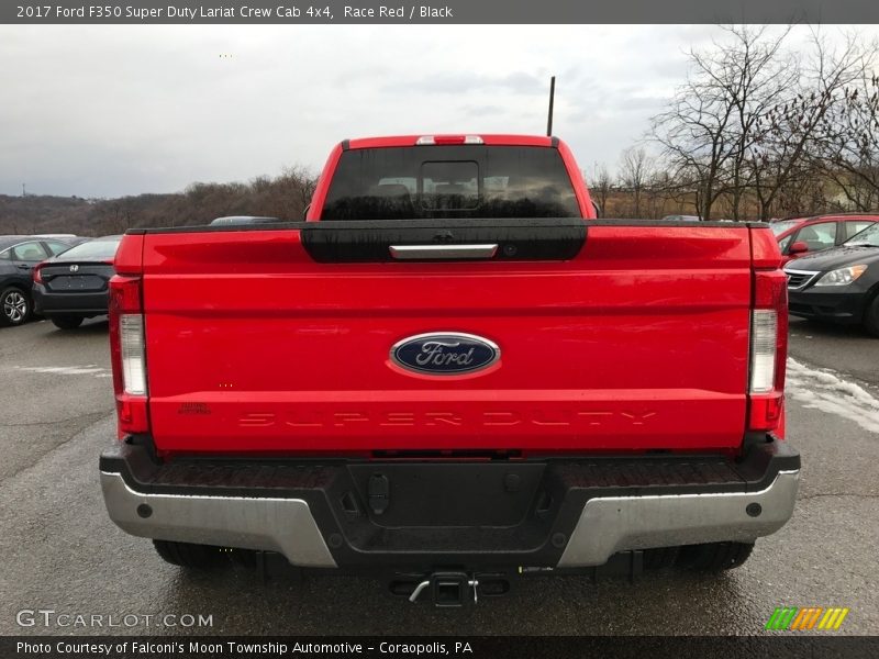 Race Red / Black 2017 Ford F350 Super Duty Lariat Crew Cab 4x4