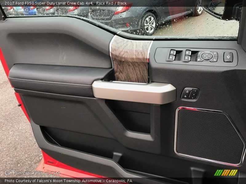 Race Red / Black 2017 Ford F350 Super Duty Lariat Crew Cab 4x4