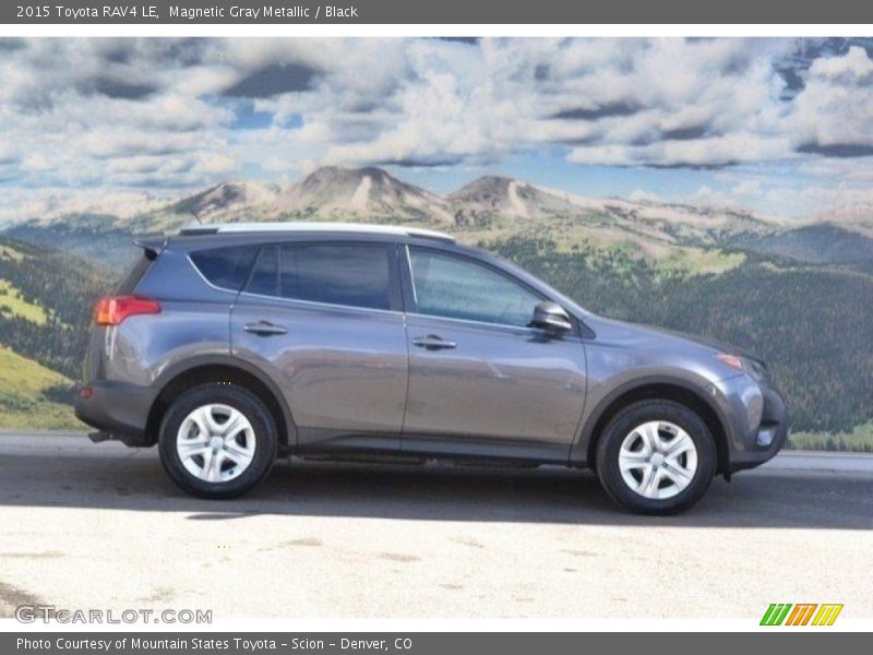 Magnetic Gray Metallic / Black 2015 Toyota RAV4 LE