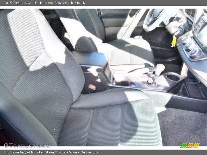 Magnetic Gray Metallic / Black 2015 Toyota RAV4 LE