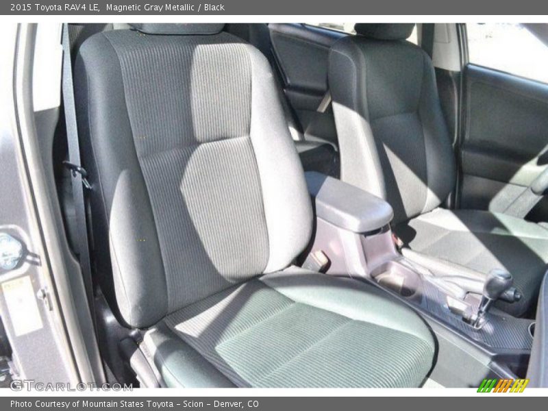Magnetic Gray Metallic / Black 2015 Toyota RAV4 LE