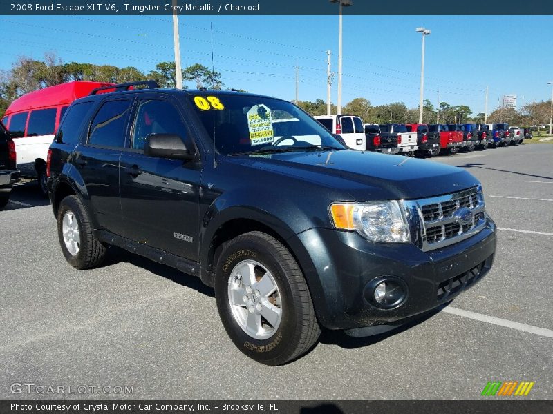 Tungsten Grey Metallic / Charcoal 2008 Ford Escape XLT V6
