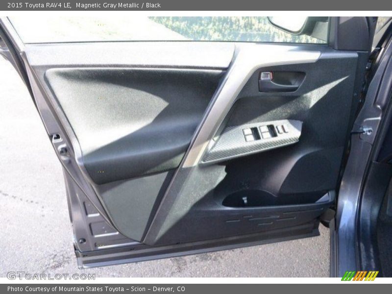 Magnetic Gray Metallic / Black 2015 Toyota RAV4 LE