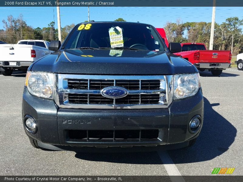 Tungsten Grey Metallic / Charcoal 2008 Ford Escape XLT V6