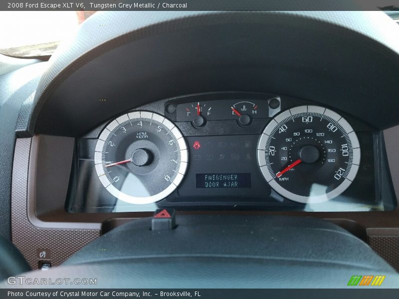 Tungsten Grey Metallic / Charcoal 2008 Ford Escape XLT V6