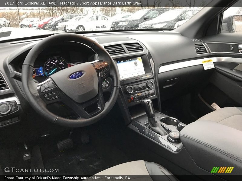 Magnetic / Sport Appearance Dark Earth Gray 2017 Ford Explorer XLT 4WD