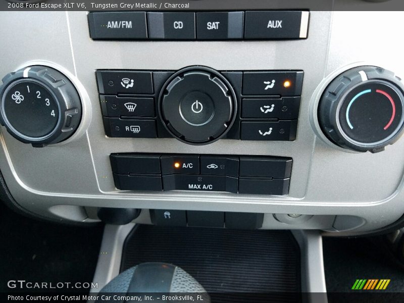 Tungsten Grey Metallic / Charcoal 2008 Ford Escape XLT V6