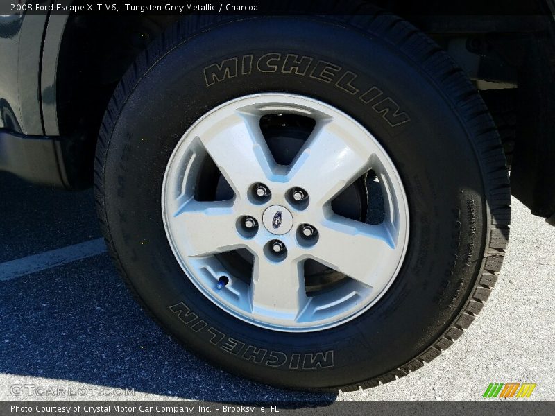 Tungsten Grey Metallic / Charcoal 2008 Ford Escape XLT V6